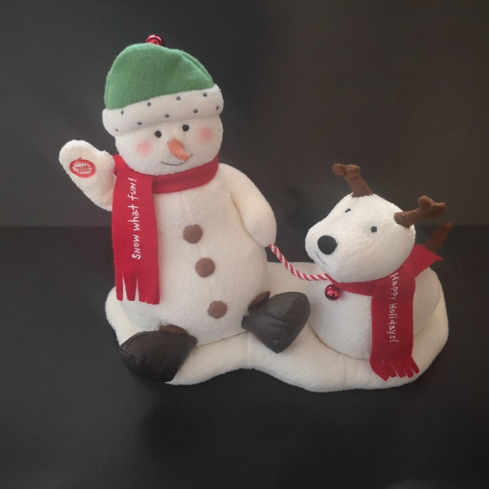 2004 Hallmark Jingle Pals with Snowman & Dog Christmas Theme - Does Not Work